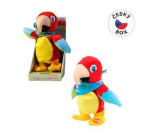 MaDe 03695 Papagáj opakujúci a chodiaci / 22 cm / od 3 rokov