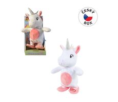 MaDe 04262 Jednorožec opakujúci a chodiaci / 23 cm / od 3 rokov