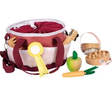 Small Foot Sada starostlivosti o kone s taškou červená / od 3 rokov