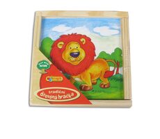 MaDe 75994 Kocky zvieratka 2 druhy / 5 cm / drevené / od 3 rokov