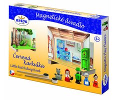 Detoa Detské divadlo magnetické - Červená Čiapočka