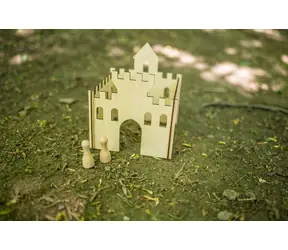 BeWooden Drevený Panáčikov hrad 1kk