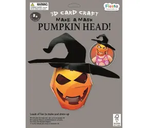 Fiesta Crafts Kreatívna sada 3D maska Tekvica