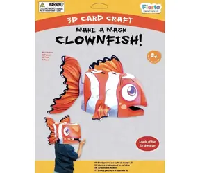 Fiesta Crafts Kreatívna sada 3D maska Klaun očkatý