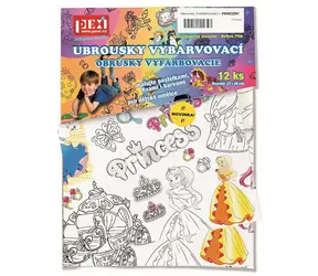Pexi Vyfarbovacie obrúsky - Princezné