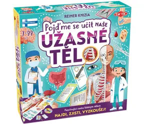 Asmodee Poďme sa učiť: Naše úžasné telo / Dĺžka hry: 16-30 minút / Počet hráčov: 2-5 / od 7 rokov