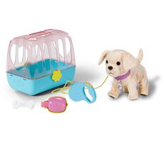 Zapf Creation BABY born Môj veselý psík s prepravným boxom / od 3 rokov