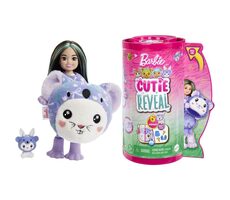 Mattel Barbie cutie reveal chelsea v kostýme - zajačik vo fialovom kostýme koaly / od 3 rokov