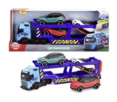 Dickie Autotransportér Volvo FH 16, 40 cm + 3 autá, svetlo, zvuk / od 3 rokov