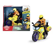 Dickie Záchranársky motocykel 17 cm s jazdcom / od 3 rokov
