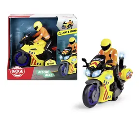 Dickie Záchranársky motocykel 17 cm s jazdcom / od 3 rokov