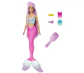 Mattel Barbie rozprávková bábika s dlhými vlasmi - morská panna
