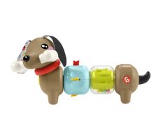 Mattel Fisher Price hrkajúci a klapajúci jazvečík / od 6 mesiacov