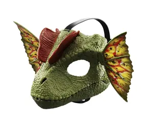 Mattel Jurassic WORLD dilophosaurus maska na tvár so zvukmi