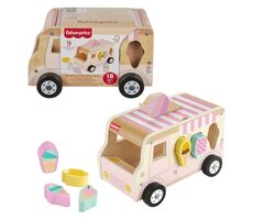 Mattel Fisher Price drevená vkladačka zmrzlinárske auto / od 18 mesiacov