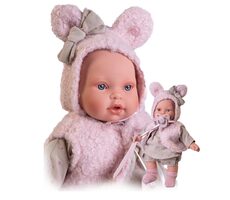 Antonio Juan 11320 KIKA - realistická bábika so zvukmi a mäkkým látkovým telom - 27 cm