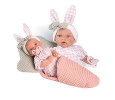Antonio Juan 12442 PETIT - realistická bábika s mäkkým látkovým telom - 27 cm