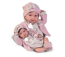 Antonio Juan 33354 PIPA - realistická bábika bábätko s mäkkým látkovým telom - 42 cm