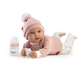 Guca 10301 ADA - záťažová realistická bábika bábätko s mäkkým látkovým telom - 42 cm