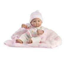 Guca 855 NEW BORN HOLČIČKA - realistická bábika bábätko s celovinylovým telom - 25 cm