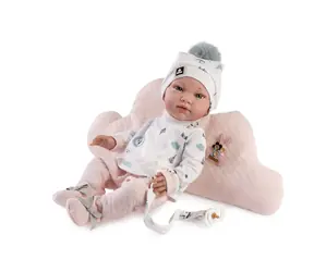 Guca 944 New BORN HOLČIČKA - realistická bábika bábätko s celovinylovým telom - 42 cm