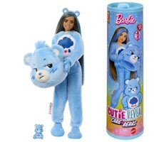 Mattel Barbie cutie reveal barbie a starostliví medvedíky - modrá / od 3 rokov