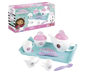 Smoby Gabby´s Dollhouse Čajový set s táckou / od 3 rokov