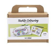 Creativ Company Kreatívna sada Maľovanie na textil peračník & peňaženka Motýľ / od 4 rokov