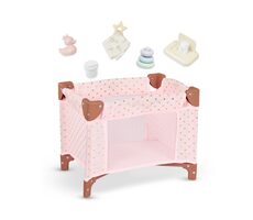 LullaBaby Postieľka pre bábiku s doplnkami / od 2 rokov