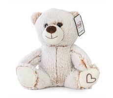 Daffi Sediaci medvedík so srdcom / 22 cm / od 0 mesiacov