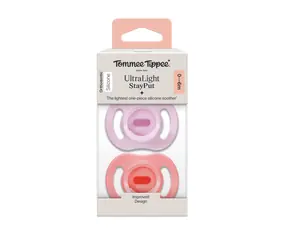 Tommee Tippee Silikónový Cumlík Ultra-light 0-6m, 2 ks - viac farebných variant 