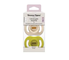 Tommee Tippee Silikónový Cumlík Ultra-light 6-18m, 2 ks - viac farebných variant 
