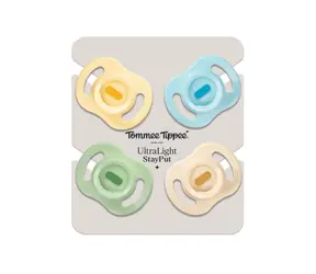 Tommee Tippee Silikónový Cumlík Ultra-light 0-6m, 4 ks, BOY 