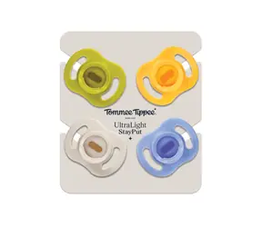 Tommee Tippee Silikónový Cumlík Ultra-light 6-18m, 4 ks, BOY 