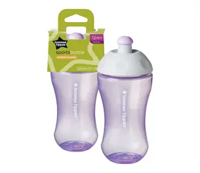 Tommee Tippee Športová fľaša 300 ml 12m+, modrá alebo fialová 