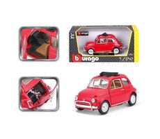 Bburago 1:24 Fiat 500L (1968) Red