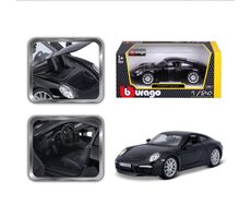 Bburago 1:24 PLUS Porsche 911 Carrera S Black