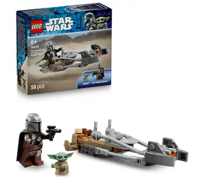 LEGO® Star Wars™ 75436 Mandalorian a Grogu a spídrová motorka / Počet dielikov: 58 / od 6 rokov