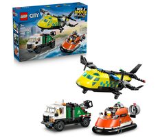LEGO® City 60505 Remix: Lietadlo, servisné vozidlo a vznášadlo / Počet dielikov: 990 / od 7 rokov