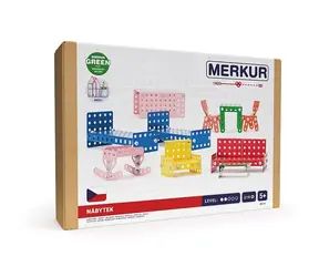 Merkur - Príslušenstvo k domčeku pre bábiky - nábytok / 219 dielikov / od 5 rokov