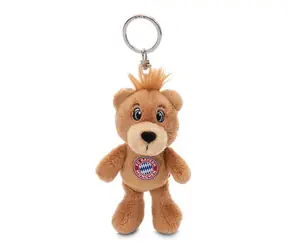 Nici kľúčenka FC BAYERN MÜNCHEN Medveď Berni 10cm / GREEN kolekcia / od 3 rokov