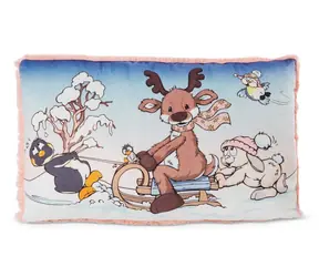 Nici vankúš Winter Friends 43x25 cm /GREEN kolekcia/ od 0 rokov
