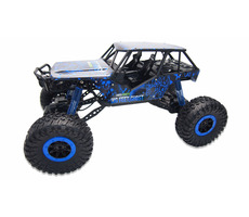 Poškodený obal - AMEWI Crazy Crawler 4WD Rock Crawler modrá / RC auto / 1:10 / diaľkové ovládanie / 2.4GHz