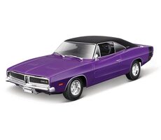Maisto 1969 Dodge Charger R/ T fialová / 1:18 / od 3 rokov