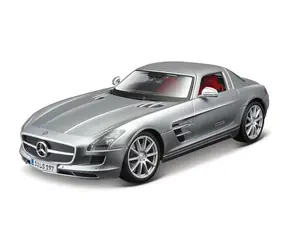 Maisto Mercedes-Benz SLS AMG strieborná / 1:18 / od 3 rokov