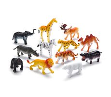 Faunica Zvieratká figúrky v tube - Safari / od 3 rokov