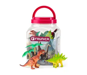Faunica Zvieratká figúrky sada v Mega tube - Dinosaury / od 3 rokov