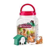 Faunica Zvieratká figúrky sada v Mega tube - Maznáčikovia / od 3 rokov