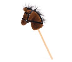 Faunica Hobby horse Bonnie, tmavo hnedý kôň na tyči / od 3 rokov