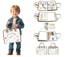 2Kids Toys Senzorická busy kniha Dinosaury 1 / od 3 rokov